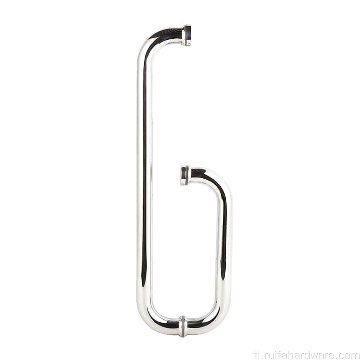 Ang mga modernong glass shower door ay humila