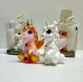 Dekorasi kartun kreatif lilin lilin unicorn lucu