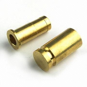 Machined Part, Made of Brass, RoHS Compliant, Customer Design are Welcome