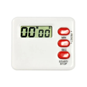Timer et horloge de cuisine numérique super mince avec des fonctions d'alarme à rebours et de chronomètre