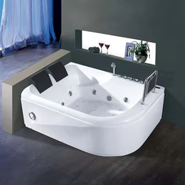 Two-Person Acrylic Jacuzzi Bathtub with TV