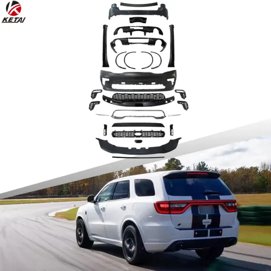 High Quality SRT Hellcat Front Bumper Kit with Fog Lamp Holes for Dodge Charger/Durango 2011+