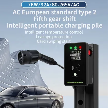 Customized 7KW Wallbox Electric Vehicle Charging Stations 32A Type2
