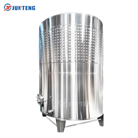 Customizable Made in China Stainless Steel Wine Storage Tanks with Variable Capacities (20L, 500L, 600L) and Floating Lid