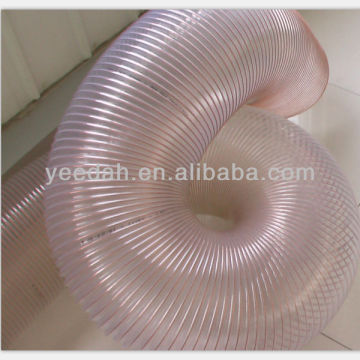 LARGE SIZE PU HOSE WITH STEEL WIRE REINFORCED