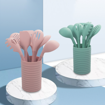 7pc Silikon Mutfak Gelen Seti - Spatulalar ve Pişirme Aletleri