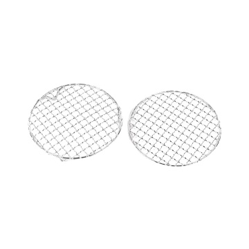 Custom Size 304 Stainless Steel BBQ Grill Mesh and Other Accessories in Silver