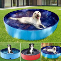 Kisállat úszómedence összecsukható kutya PVC kedvtelésből tartott fürdő