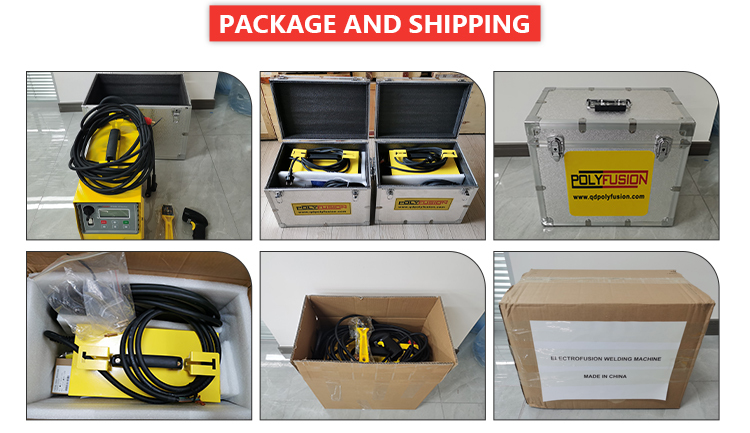 Portable Electrofusion Welding Machine PFE20-315mm - High Frequency Butt Welding with Multi-Language Support