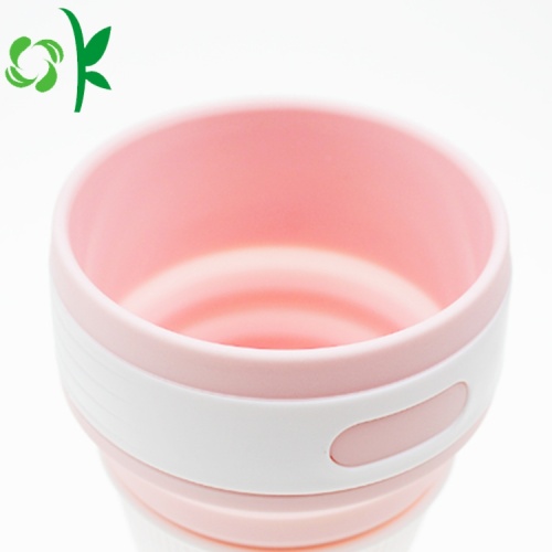 Silicone có thể gập lại du lịch uống Cup có thể thu vào