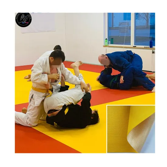 610GSM and 650GSM Anti-Slip PVC Coated Tarpaulin Fabric for Tatami Judo Gym Mats: Enhancing Safety and Durability