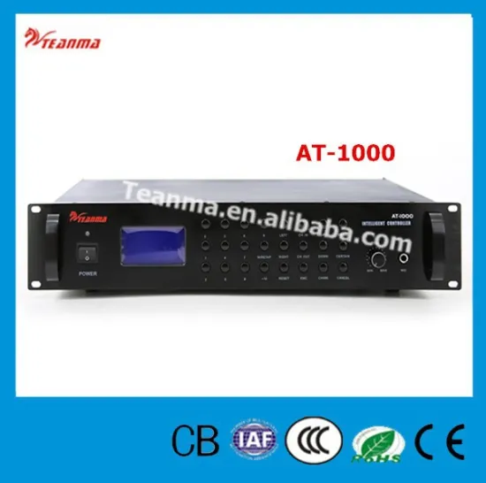 High Quality Digital AT/1000 30W Intelligent Broadcast Control Center Public Address System