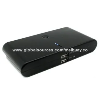 Dual USB 12,000mAh Power Banks for Mobile and Tablet PC