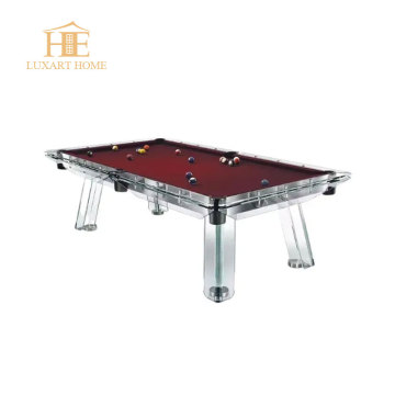 High Quality Custom Size Modern Luxury Glass Pool Table for Sale