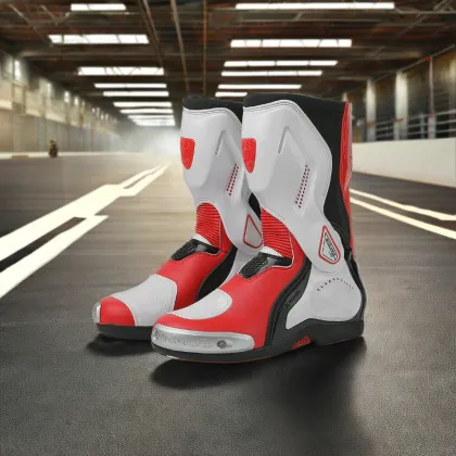 Genuine Cowhide Leather Motorbike Shoes & Custom Sportswear