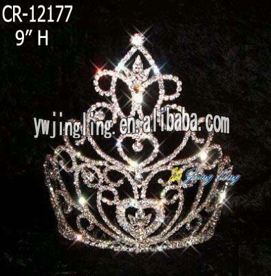 New fashion cute tiara pageant valentine crown