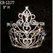 New fashion cute tiara pageant valentine crown