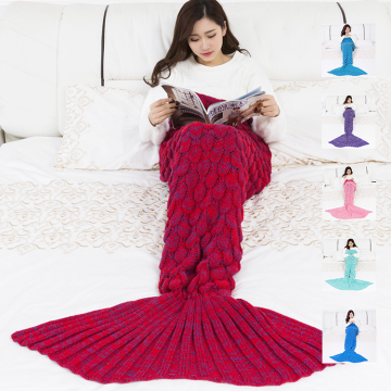 Super Soft Adult Mermaid Tail Blankets: A Perfect All-Season Sleeping Companion
