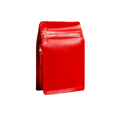 Colorful Flat Bottom Bag with Pocket Zipper