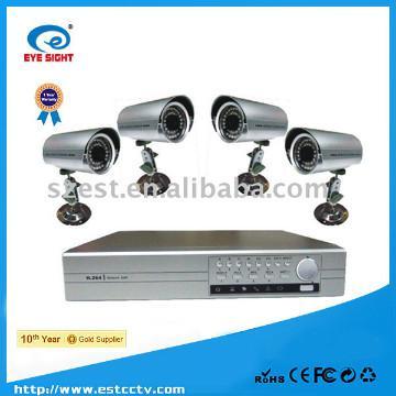 DIY Digital Video Recorder H.264 Compression 4 channel
