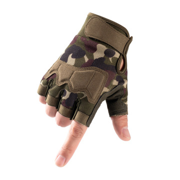 Protective Fitness Training Gloves: Shock Resistant Winter Half Finger Gloves for Sports and Outdoor Activities