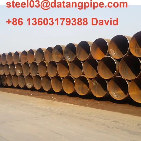 epoxy coated spiral welded steel pipe