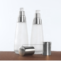 Frosted Glass Cosmetic Bottle And Jar