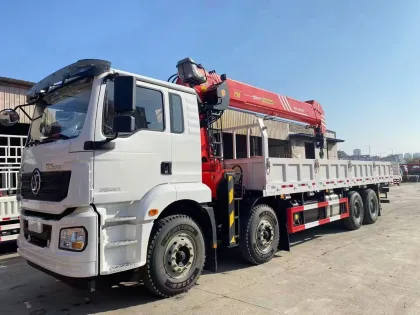 42T Shacman truck mounted 16T UNIC crane