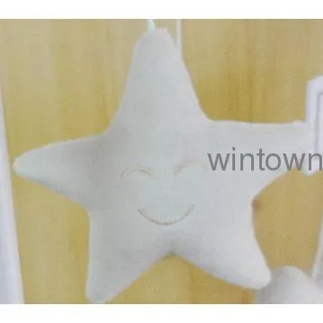 High quality Baby music mobile with star, moon, bear and heart shape