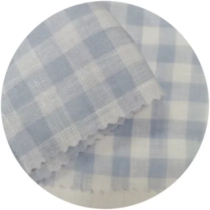 Yarn Dyed 100% Woven Linen Fabric for Dresses, Bags, and Home Textiles