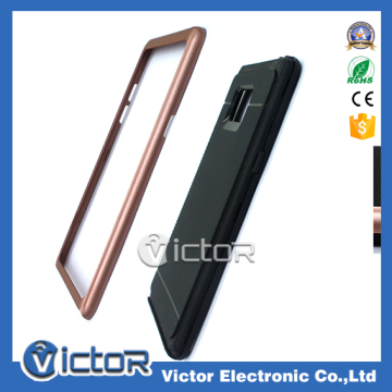 Fashion design colored bumper good touch combo case for Samsung Galaxy Note7 N930
