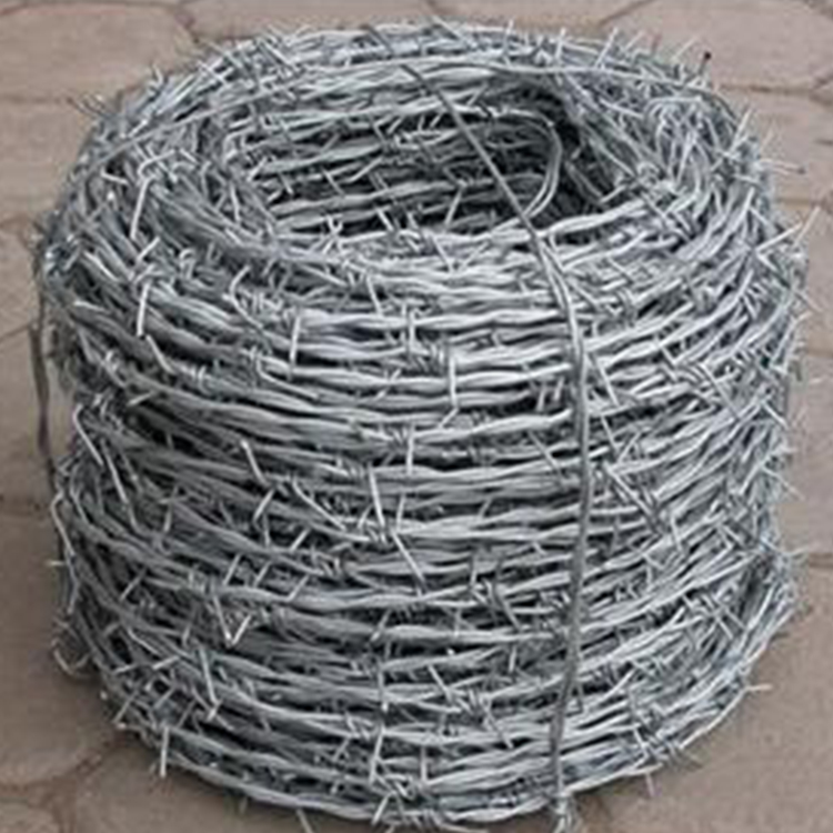 Factory Low Carbon Steel Barbed Wire Per Roll