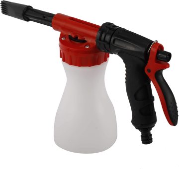 900 ml Flasche Tiefdruck Gartenschlauch -Schaumstoffpistole mit verstellbarem Armaturenbrett