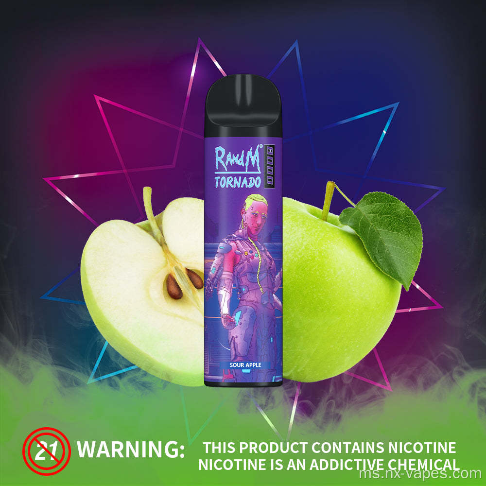 Randm Tornado 8000 Puffs Vape Borong