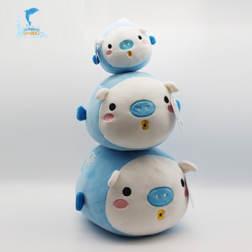 Christmas soft toy pig plush toys christmas pig