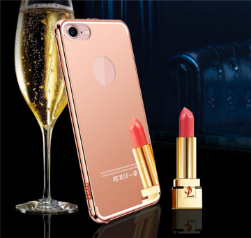 Promotional Ultra Thin Clear Transparent mobile phone aluminium case