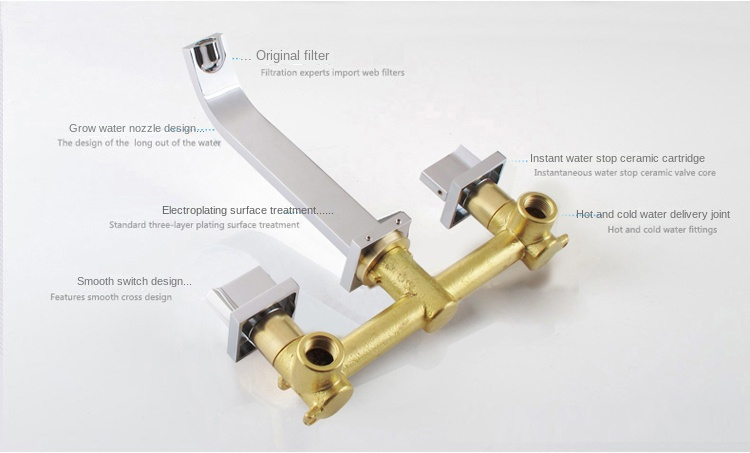 concealed basin faucet