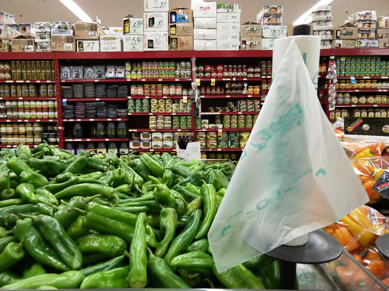 Supermarket Vegetable Bag Fruit Bag Meat Bag Seafood Bag HDPE Plastic Bag