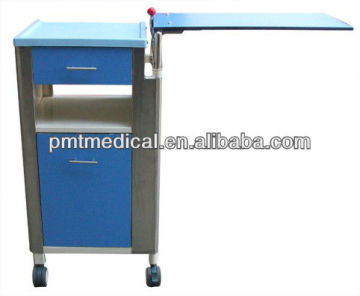 Hot!!Hospital bed side cabinet with Dining Board