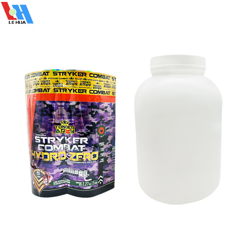 Holographic Shrink sleeve labels for Protein Powder bottle