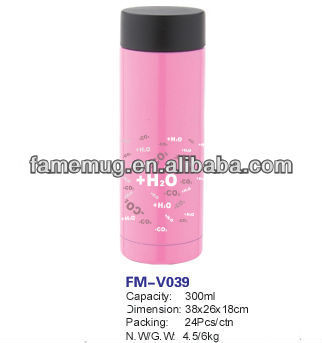 colorful double wall stainless steel vacuum flasks/mugs