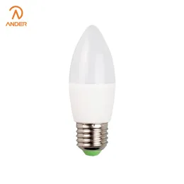 Candle Shaped LED Bulbs for E26 E14 Fixtures