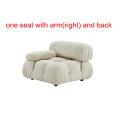 1 seat with right arm:W96*D96*H68cm SH:36