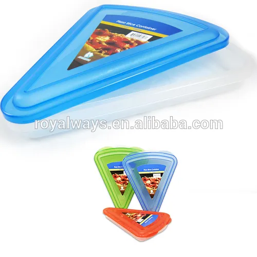Plastic triangle pizza box and triangle pizza container wholesale