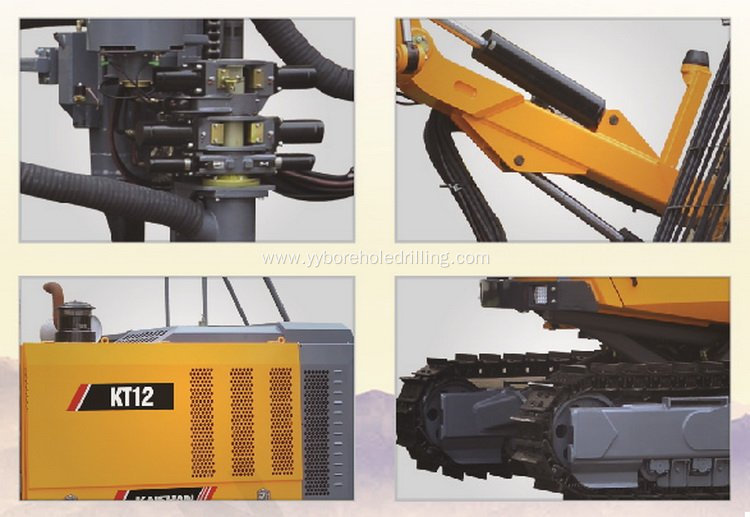 Surface Down-The-Hole Drill Rig KT12 in Mongolia