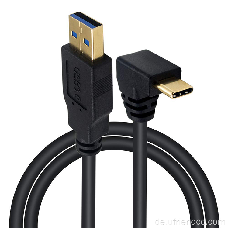 USB3.0 Typ-A-Mann zu USB3.1 Typ-C-Ladekabel