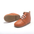 Kids Shoes Hard Sole Leather Children