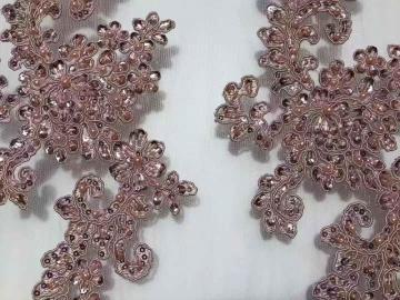 Beads Sequin stunning Embroidery Fabric for Wedding Dresses