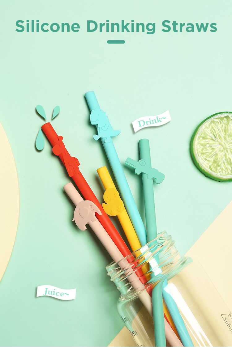 PH789494 Best Selling Drinking Straws Eco Friendly Reusable Straws Silicone Drinking For Babies