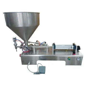 Pneumatic Small Hopper Peanut Butter Jam Filling Machine